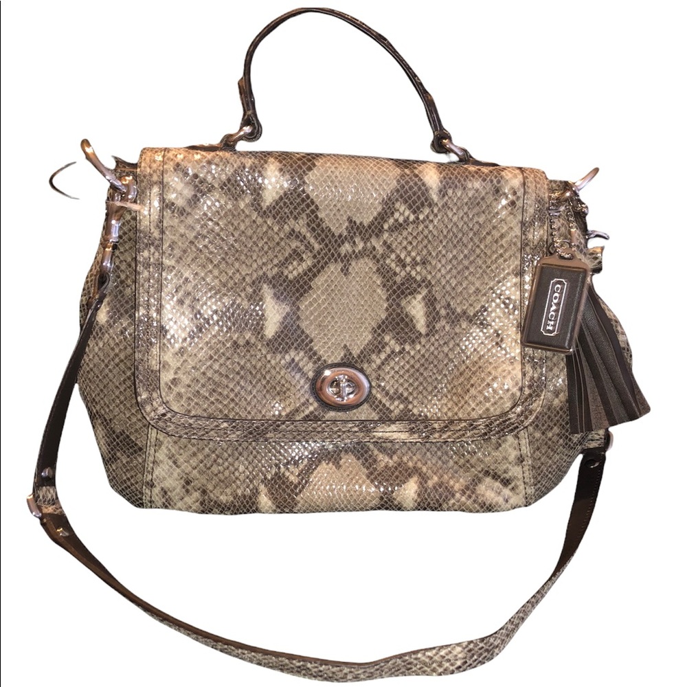 Coach Exotic Python Leather Purse G1320-F24392